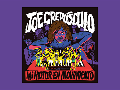 Joe Crepúsculo Artwork album artwork digital drawing illustration lettering music artwork retro