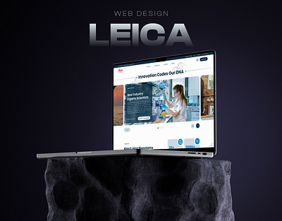 Leica Biosystems | Website Design | UI UX app design biotechnology design front end graphic design landing page logo ui ui ux ux web design web development website