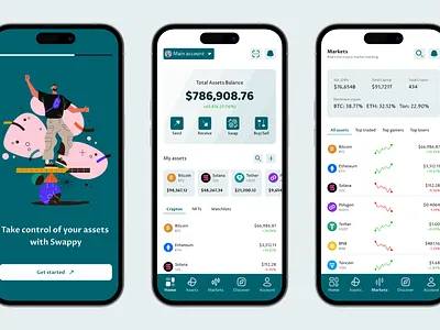 Swappy ui ux wallet web3