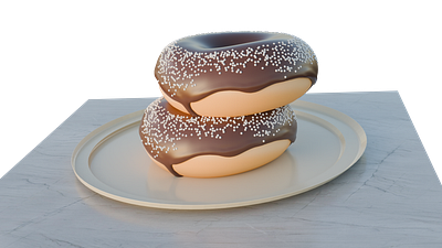 3d stack chocolate donut with sprinkles 3d 3d modeling american food blender breakfast cake calorie chocolate desser digital art donut fast food food glazed illustration menu realistic snack sprinkles sweet