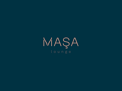 MASHA lounge logo design branding creative logo graphic design logo logo design restaurant logo vector