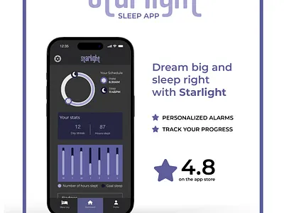 Starlight - Advertisment app app design branding design graphic design logo typography ui ux