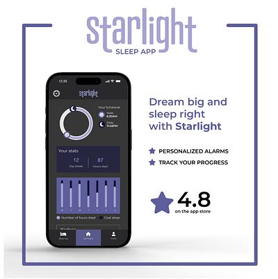 Starlight - Advertisment app app design branding design graphic design logo typography ui ux