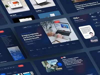 INKOR Company Profile Webiste branding company profile graphic design logo ui ui design uiux design website design