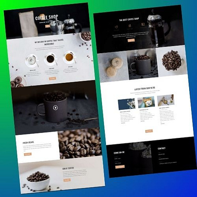 Divi design landing ui web website website design