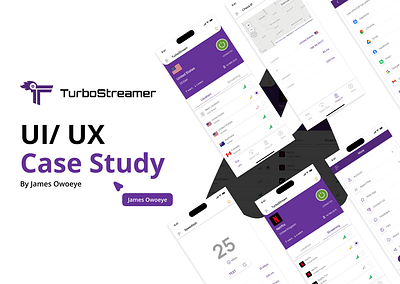 TurboStream VPN animation branding check ip graphic design logo motion graphics sketching speed test streaming vpn app ui ui ux vpn vpn mobile app wireframing
