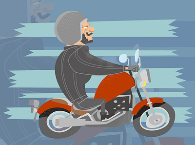 rider cartoon graphic design illust illustration vector