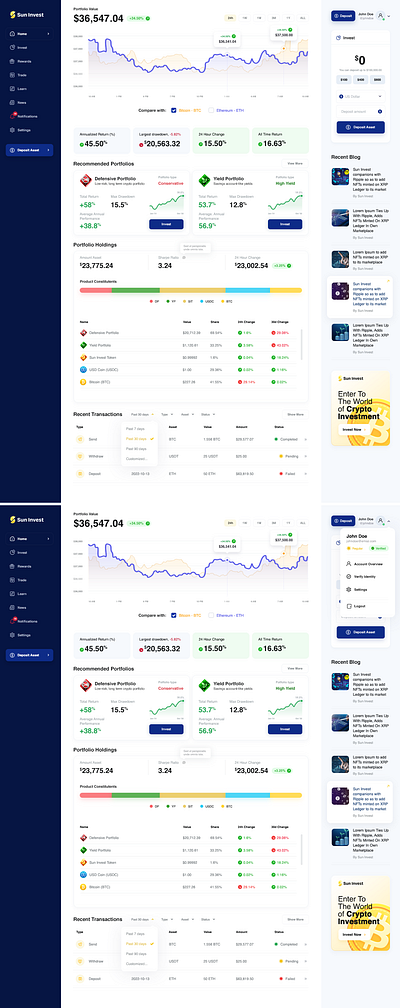 Crypto Dashboard admin crypto dashboard