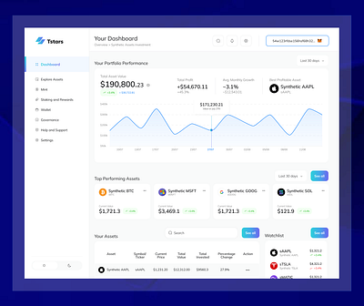 Defi: Synthetic Trading blockchain decentralized finance defi synthetic trading trading uidesign uiux uxdesign web3