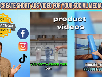 I will create shopify dropshipping video ads ads amazon dropshipping facebook products shopify videoediting