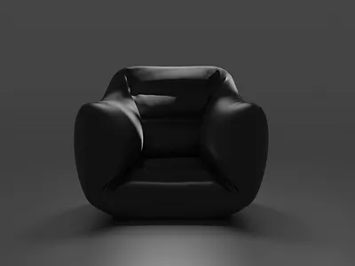 a comfy chair 3d 3d modeling