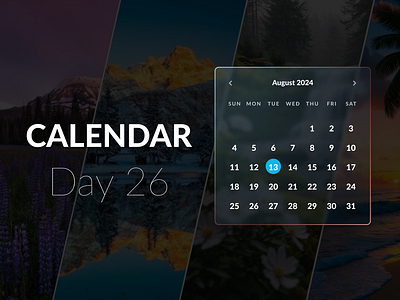 Day 26 of the 100 Days Daily UI Challenge: Calendar Design 100dayschallenge 100daysofui appdesign calendar calendardesign creativedesign dailyui day26 figma interfacedesign minimaldesign ui uidesign uitrends uxui webdesign