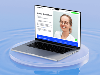 Dr. Demekhova | Personal Website branding landing page ui user experience ux website design