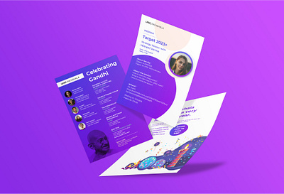 Company Event Posters branding challenge corporate branding design event poster festival graphic design poster purple