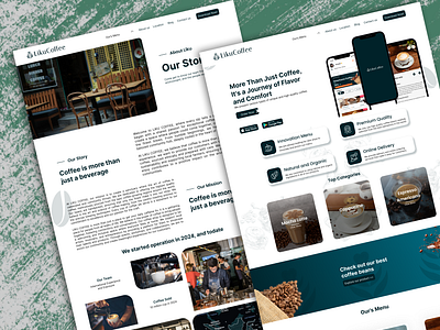 Liku Coffee - Coffee Shop Website 3d animation branding graphic design logo motion graphics ui