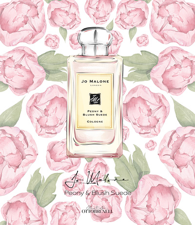 Jo Malone fashion illustration beauty illustration branding design digital art editorial illustration fashion illustration graphic design illustration jo malone perfume art procreate procreate art