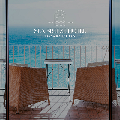 Sea Breeze Hotel branding graphic design hotel logo luxury ocean sea