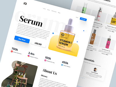 IQ - Shopify Website Design for Cosmetics beauty products cosmetics design ecommerce homepage interface landing landing page olive oil product product details product landing page shoify shopify landing page shopify web page shopify website design store web design website woocommerce