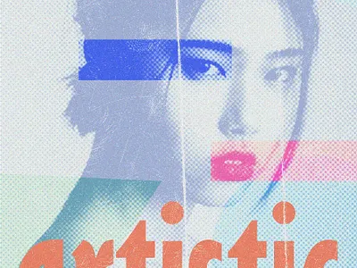 Artistic artistic graphic design photoshop