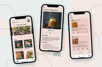 EZ Recipes - Mobile App app colors design food mobile recipe recommendation ui ux