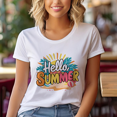 Summer T- Shirt Design graphic design summer summer t shirt design tshirt tshirt design typography vintage