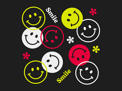 Smiley Faces design graphic design illustration