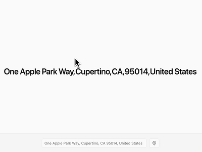Location Breakdown address animation design micro interaction microinteraction ui