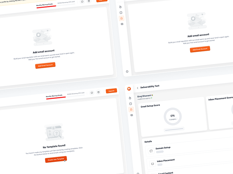 Empty and skeleton loading states b2b design empty state loading product design saas skeleton ui uiux ux uxdesign