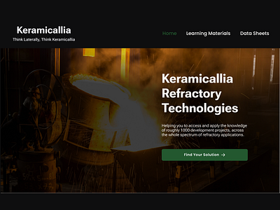 Keramicallia Client Website Redesign Ongoing Project figma framer redesign web design