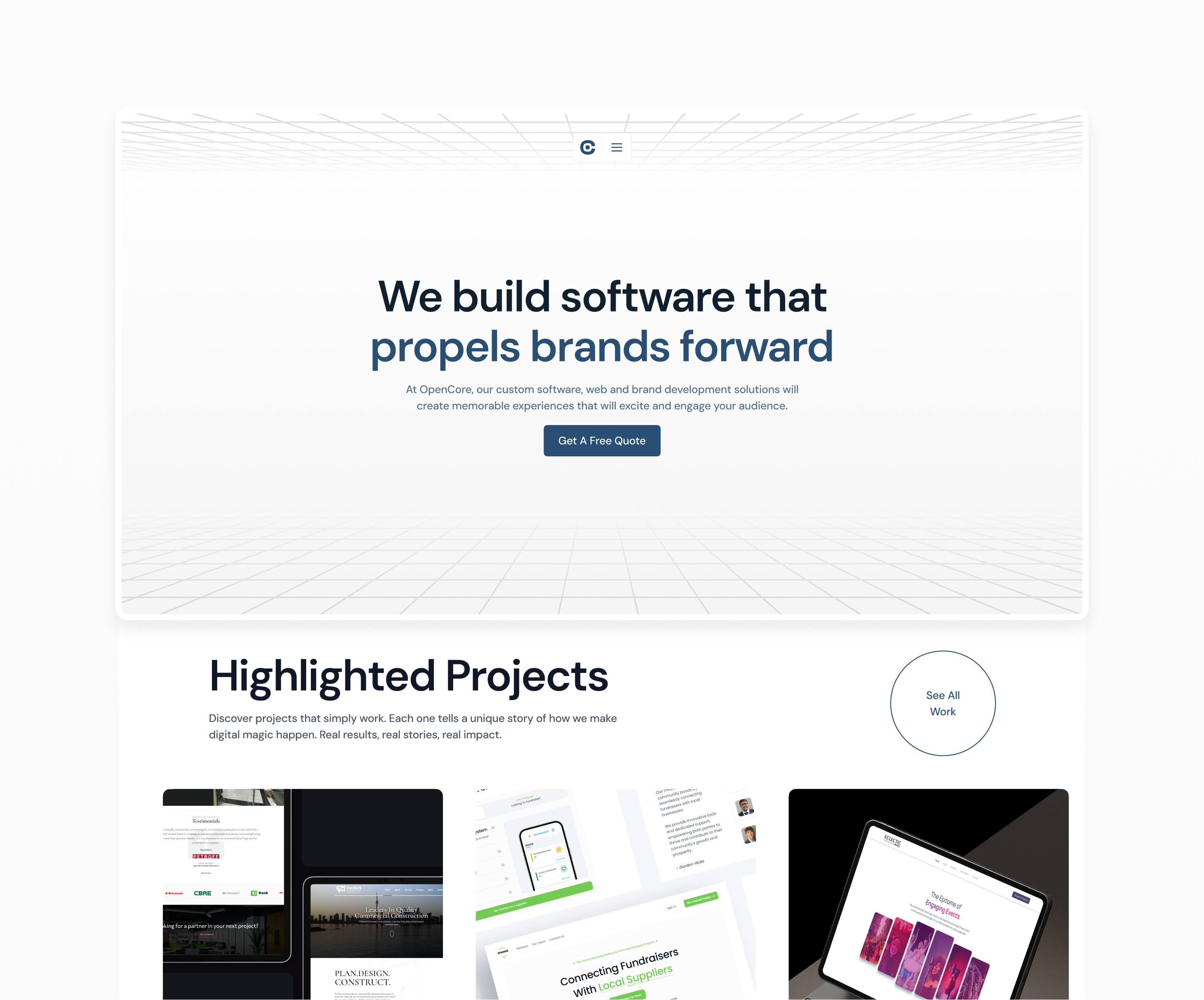 OpenCore - Design & Development Agency Landing Page UI UX Design advertising agency agency agency landing page agency ui design agency web agency website branding agency landing page creative agency landing page creative portfolio design agency landing page development agency landing page digital agency landing page marketing agency landing page saas saas landing page ui ui design ui ux design