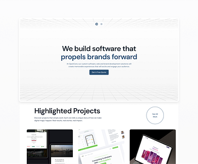 OpenCore - Design & Development Agency Landing Page UI UX Design advertising agency agency agency landing page agency ui design agency web agency website branding agency landing page creative agency landing page creative portfolio design agency landing page development agency landing page digital agency landing page marketing agency landing page saas saas landing page ui ui design ui ux design