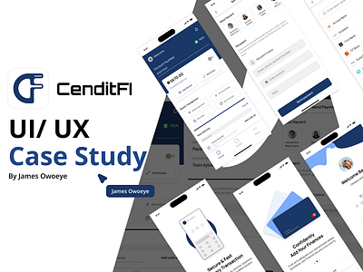 CenditFi Payment App bank app card and bank app cenditfi finance fintech app nfc offline payment payment app product designer sketching ui user research wireframing