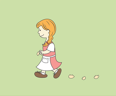 Gretel's Trail (My First Animation) after effects animation illustrator