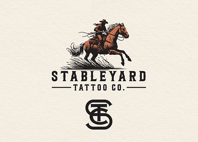 Cowboy horse riding 3d branding cowboy graphic design horse logo riding