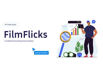 A case study for a cinema ticket booking website. casestudy ui