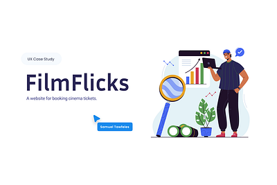 A case study for a cinema ticket booking website. casestudy ui