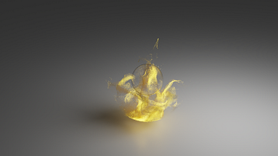 Chaos Particle Experiment 3d blender graphic design