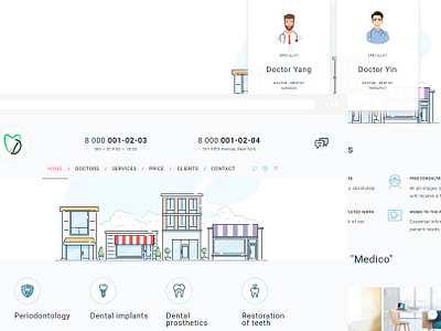 Pendev corporate design medic medicine site web