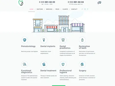 Pendev corporate design medic medicine site web