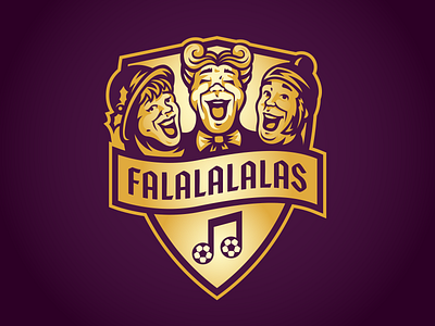 The Falalalalas branding christmas design graphic design illustration illustrator logo soccer vector