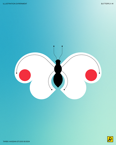 Butterfly #1 butterfly design geometric graphic design ill illustration logo vector