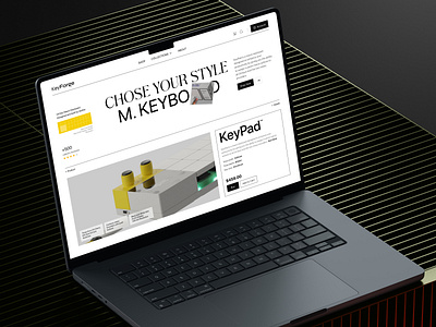 KeyForg Tech Ecommerce Website buy digital ecommerce ecommercewebsite keyboardstore landingpage mechanicalkeyboard minimal onlineshopping onlinestore orbixstudio product productdesign saas shop tech techwebsite ui uiux webdesign