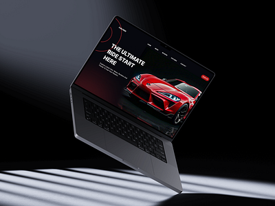 FuelFeed || Hero Section of Car Agency Website auto industry automotive automotive design car agency car trends car website design e commerce landing page latest cars news typograpy ui user interface vehicle design