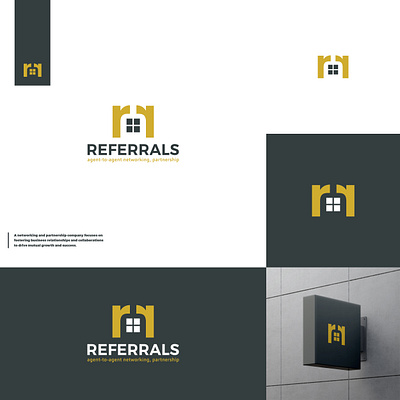 Financial Networking Partnership Logo Design consulting financial home letter logoraise networking partnership