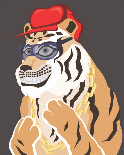 Hip hop Tiger