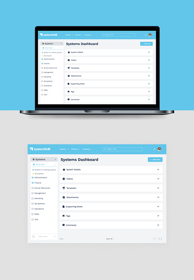 SystemHUB Dashbaoard Design app dashboard re design ui user inerface user interface ux