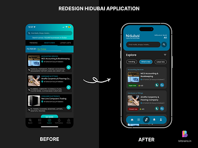 Redesign Application - HiDubai 3d application design branding design e commerce design graphic design logo product desgin trending ui uiux ux