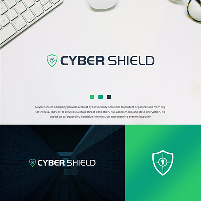 Cyber Shield Logo cyberlogo cyberspace logoraise protect securitylogo shield technology