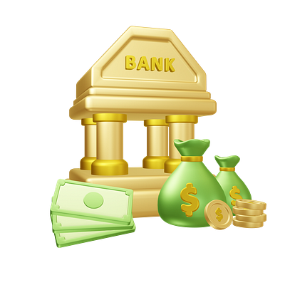 BANK 3d bank icon