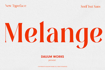 Melange - Serif Font Family dauumworks dauumworks font font melange melange font sans serif font serif serif font typeface typeface font